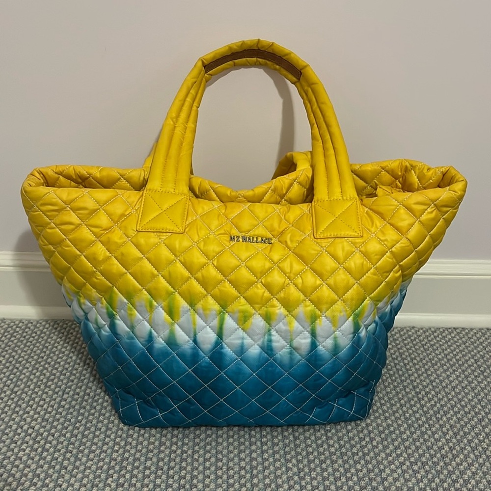 MZ Wallace Medium Metro Tote Daffodil Tie Dye